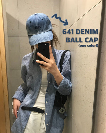 641 DENIM BALL CAP
